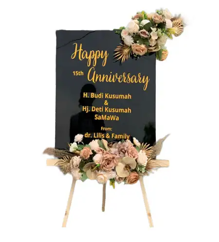 Papan Bunga Akrilik Hamerang